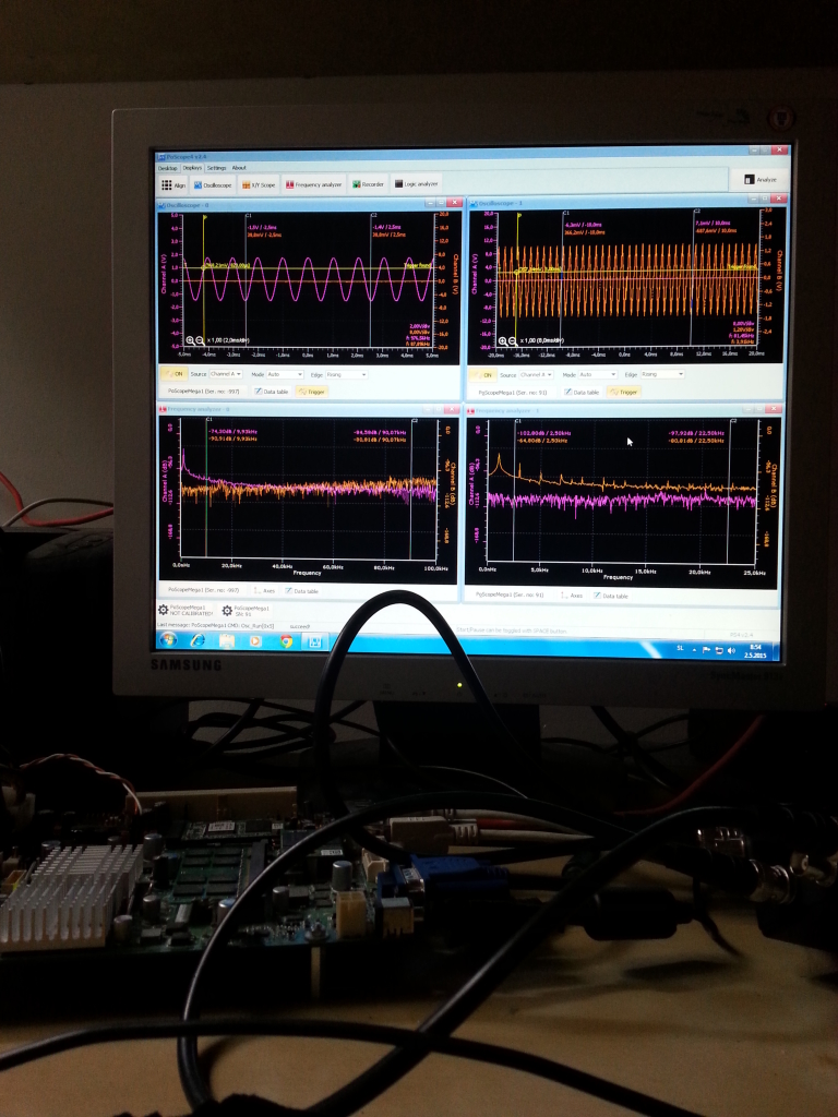 Measuring with USB oscilloscope