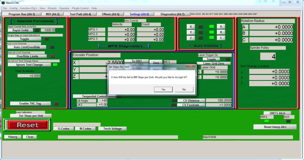 Mach3 Set Mach3 setup tutorial - first movements - PoBlog™