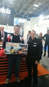 The lucky winner of Anki Overdrive bluetooth driven racing cars.