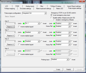 Mach3 limit switch