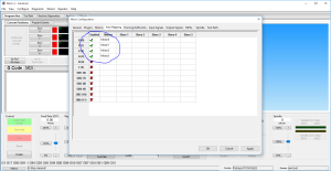 Configure axis mapping