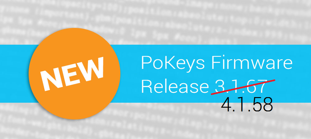 PoKeys update 4.1.58