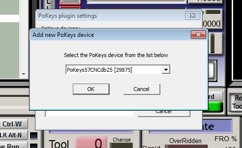 Add PoKeys57CNCdb25 with Mach3