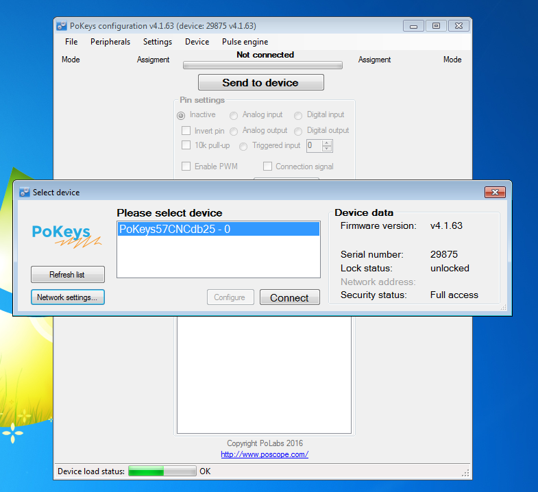 PoKeys57CNCdb25 firmware upgrade