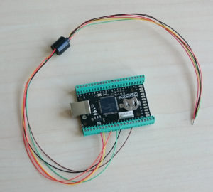 Slip ring test setup with PoKeys