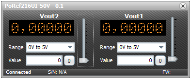 Fig. 15: PoRef216U-50V control GUI