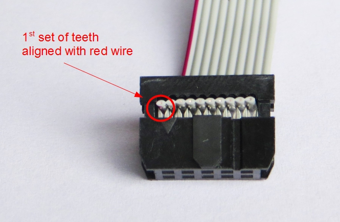 CablePack PoKeys57CNC connectors - IDC_10Pin_teeth