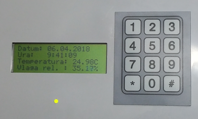 automation control device - display and keyboard