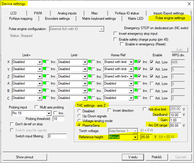 Mach3 plasma setup, Quick setup Guide