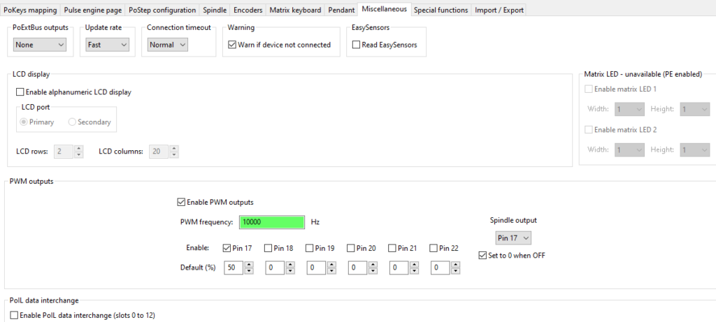 PWM output -CNC Lathe spindle speed control