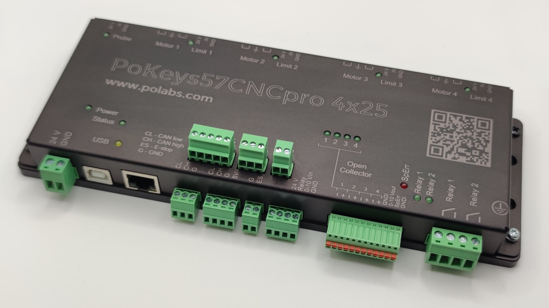 New PoKeys device PoKeys57CNCpro4x25